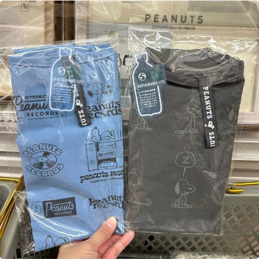 [10/2/2024-17:12-365] Snoopy dark blue / black eco bag premium material is strong 