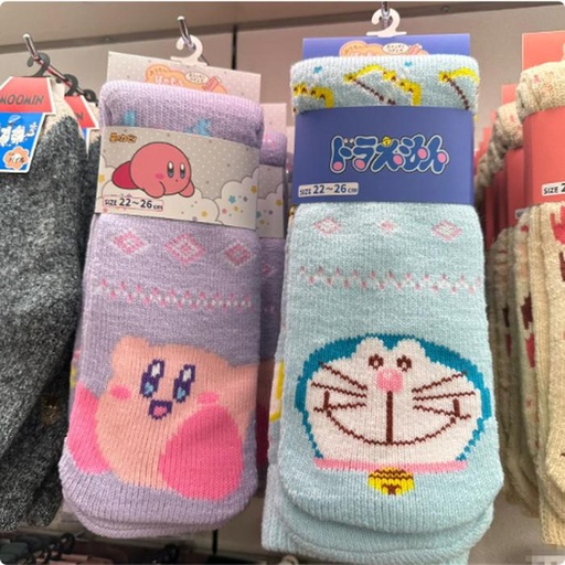 [10/2/2024-20:13-215] Kirby / Doraemon Warm Sock Uk 22 - 26 cm