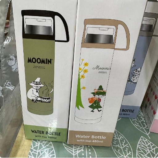 [10/4/2024-08:09-295] Snufkin stainless steel water bottle with cup 480ml