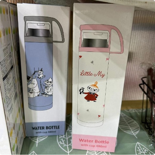 [10/4/2024-08:09-295] Moomin / Little My Stainless Steel Water Bottle with Cup 480ml