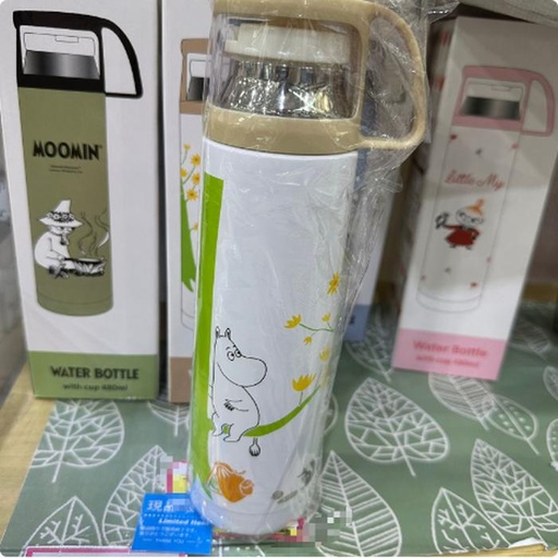 [10/4/2024-08:09-295] Moomin Stainless Steel Water Bottle with Cup 480ml