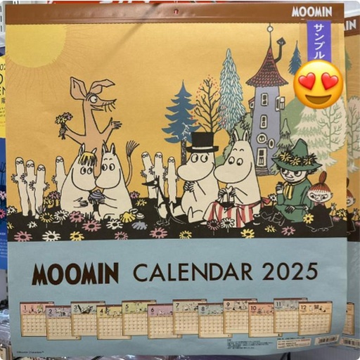 [10/4/2024-08:22-255] Moomin Wall Calendar 2025