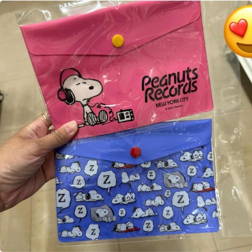 [10/4/2024-10:05-165] Snoopy flat pvc pouch