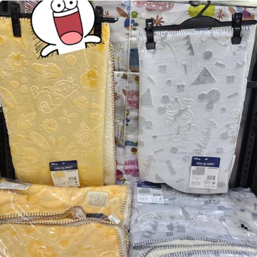 [10/4/2024-11:00-280] Disney Opal Blanket Warm (size 70x100cm)