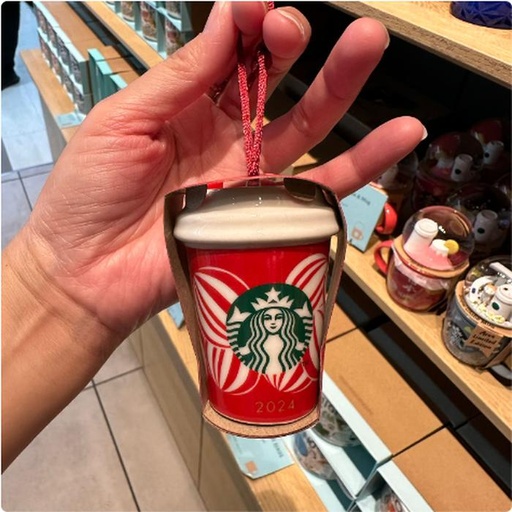 [11/1/2024-06:01-270] Holiday Ornament Red Cup Ceramic