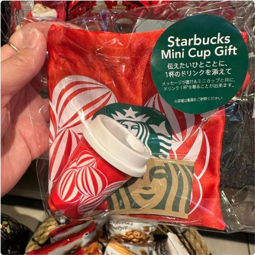 [11/1/2024-06:06-210] Holiday Sbuck Mini Cup Gift Red