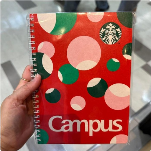 [11/1/2024-06:06-170] Holiday Sbuck Notebook Red