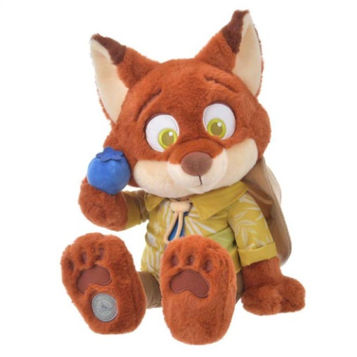 [11/1/2024-09:31-710] Disney Exclusive Nick Wilde Plush Toy Harvest Uk 39 x 27 x 48 cm. The material is fluffy