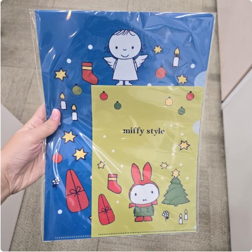 [11/2/2024-11:57-135] Miffy Clear File Set Christmas