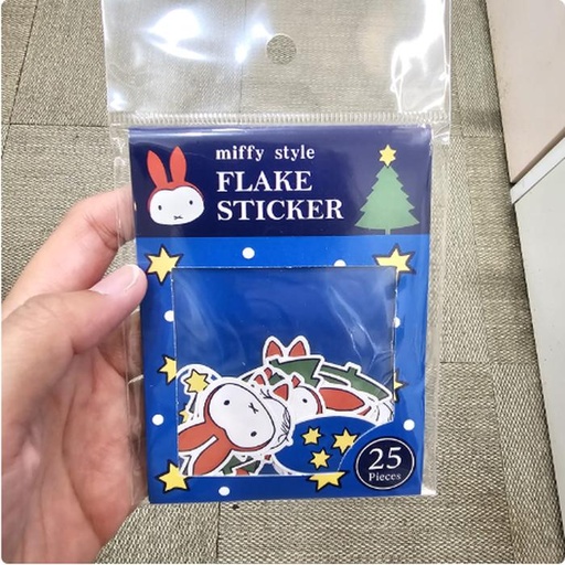 [11/2/2024-12:01-100] Miffy Flake Sticker Xmas