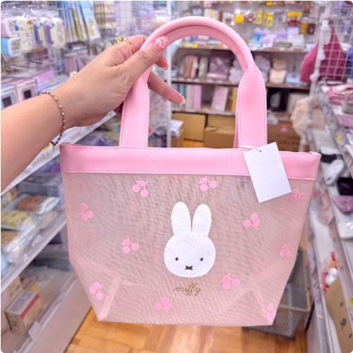 [11/2/2024-12:34-360] Pink Miffy mesh tote bag