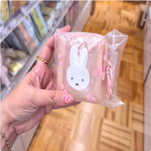 [11/2/2024-12:52-220] Miffy Mini Mesh Pouch Pink can for Airpods