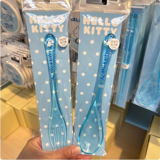 [11/3/2024-13:49-310] Hello Kitty Spoon fork Set blue Motif C