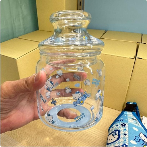[11/3/2024-13:53-425] Hello Kitty glass canister blue
