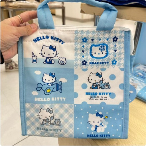 [11/3/2024-14:23-475] Hello Kitty lunch tote bag blue