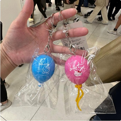 [11/3/2024-15:05-180] Keychain Hello Kitty Balloon Blue / Pink