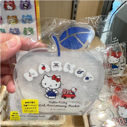 [11/3/2024-16:26-455] Hello Kitty Glitter Acrylic Stand Apple Shape