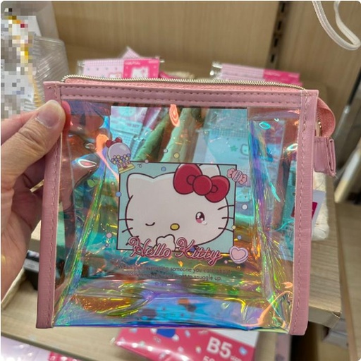 [11/3/2024-19:20-270] Hello Kitty Clear Pouch Shimmering