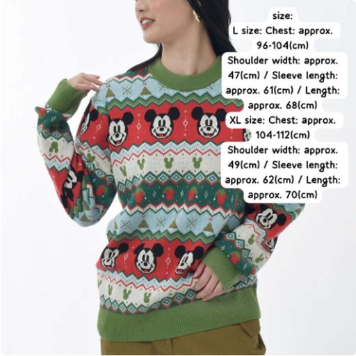 [11/4/2024-19:41-990] Mickey Sweater size L and XL