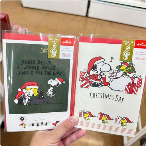 [11/5/2024-18:30-150] Snoopy xmas card hallmark there is a song