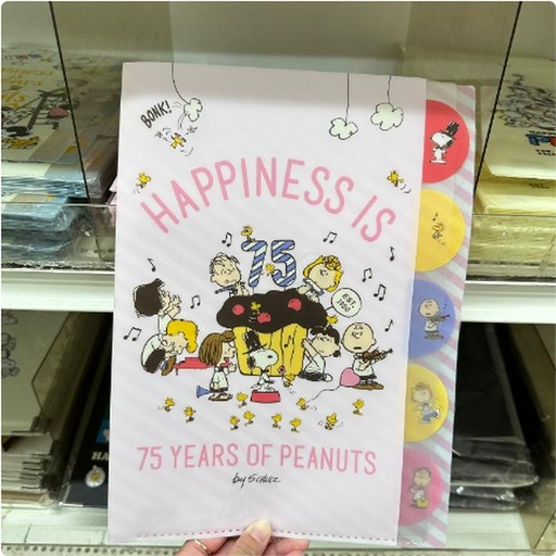 [11/5/2024-19:36-None90] Snoopy A4 Index Clear File Pink 