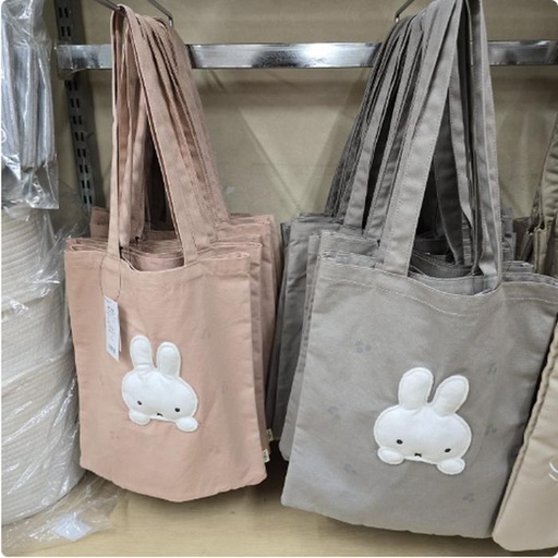[11/5/2024-20:46-510] Miffy Tote Bag Cherry Pink / Gray