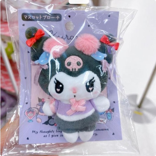 [11/6/2024-09:27-230] Kuromi Mascot Brooch