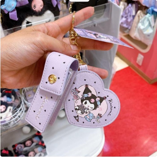 [11/6/2024-10:14-300] Kuromi Lipstick Case Keychain (place to put lipstick)