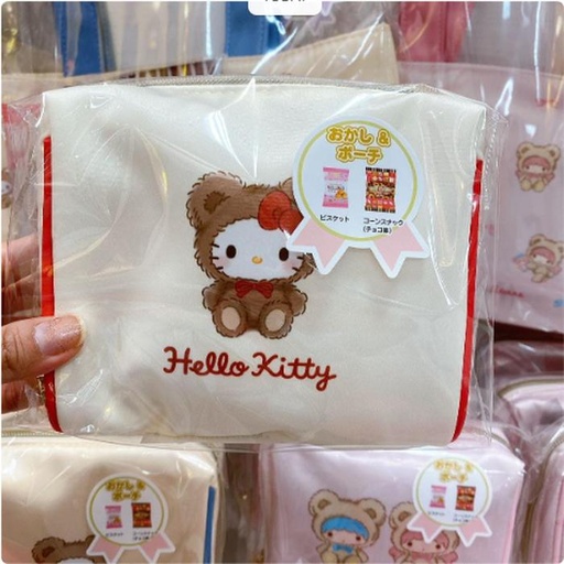 [11/6/2024-10:39-280] Hello Kitty Sweet Pouch Teddy Bear (get snack inside)