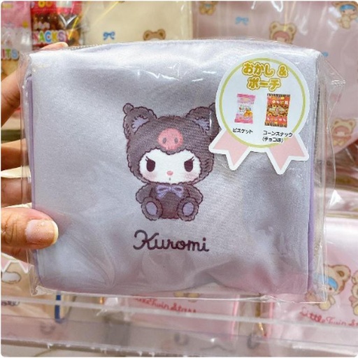 [11/6/2024-10:39-280] Kuromi Sweet Pouch Teddy Bear (get snack inside)