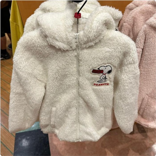 [11/7/2024-10:22-1100] Snoopy Jacket Hoodie Kids Soft Size 110 /130 /150 cm Usj 
