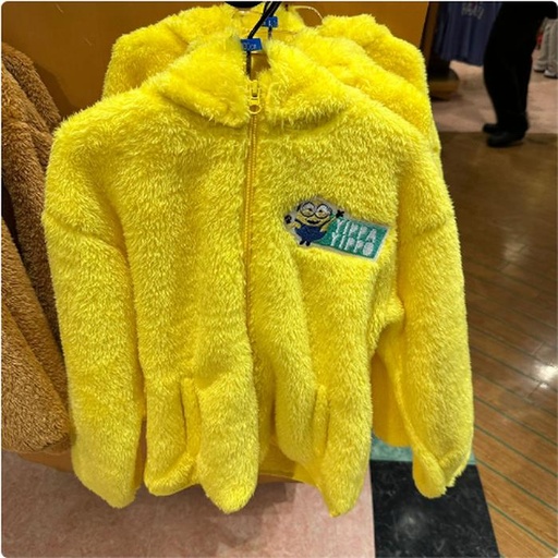 [11/7/2024-10:22-1100] Minion of Hoodie Kids Jacket Soft Size 110 /130 /150 cm Usj 