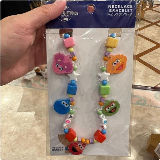 [11/7/2024-10:33-330] Necklace Bracelet Sesame Street USJ
