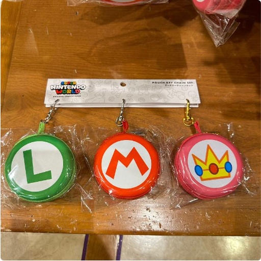[11/7/2024-11:38-395] Pouch Keychain Set Super Nintendo Usj