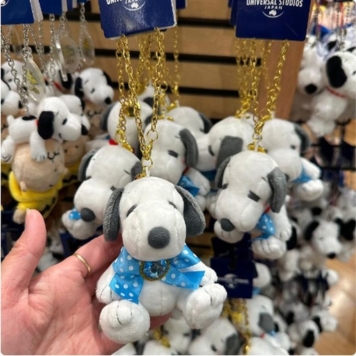 [11/7/2024-12:26-310] Bag Charm snoopy blue ribbon usj