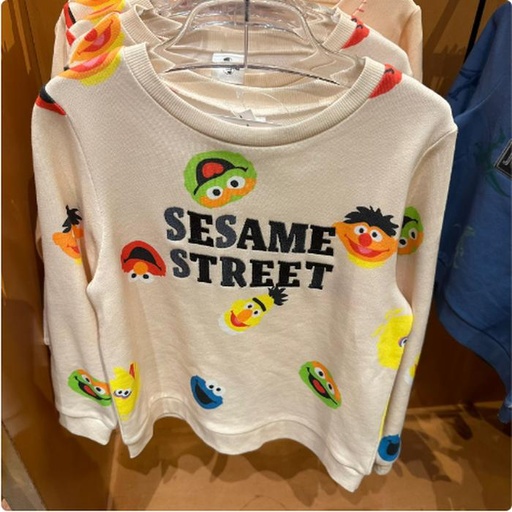 [11/7/2024-12:48-865] Sesame Street Sweatshirt Child Size 110 /130 /150 cm Usj
