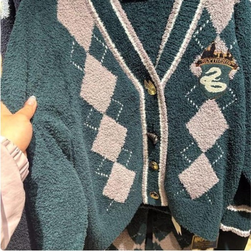[11/7/2024-15:03-None1660] Slytherin Cardigan ,size unisex 