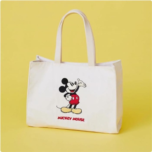[11/7/2024-20:16-None1230] Water Repellent Tote Bag Maison De Fleur X Mickey White Uk 30 x 13 x 39 cm 