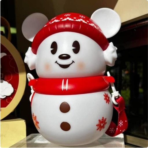 [11/8/2024-08:15-600] Winter Popcorn Bucket Limited Edition - Snowman Mickey 