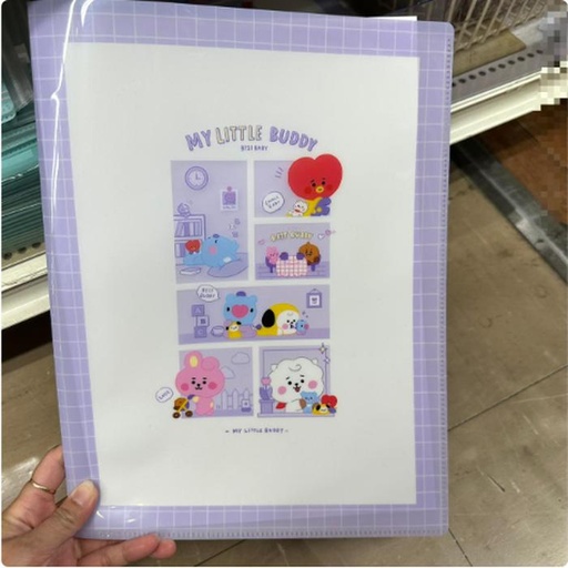 [11/9/2024-12:11-125] BT21 Clear Holder Pocket File (fill in several pocket files)
