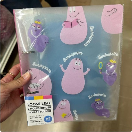 [11/9/2024-14:33-165] Barbapapa A5 Loose Leaf Binder