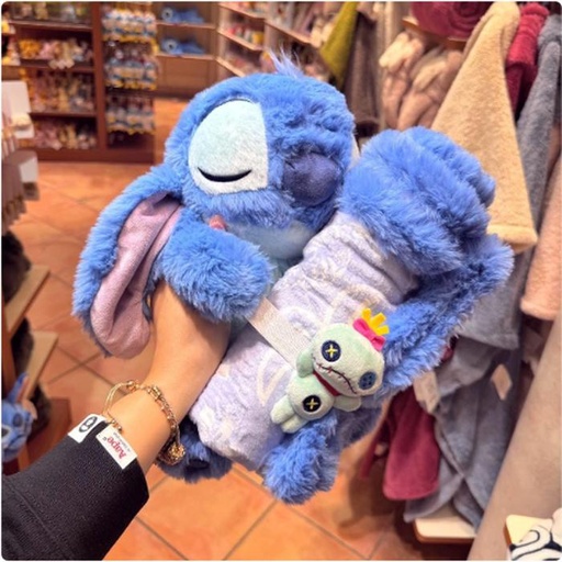 [11/10/2024-08:34-750] Stitch Plush with Balnket set