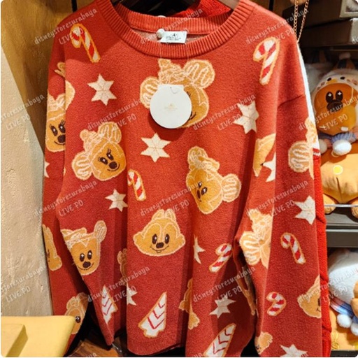[11/22/2024-14:36-None1050] Mickey Gingerbread Adult Sweater 