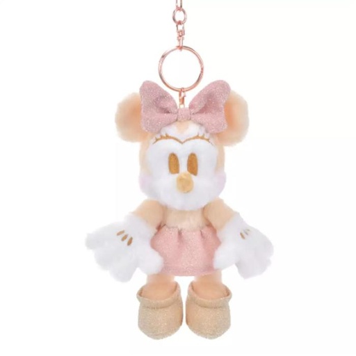 [11/25/2024-18:38-380] Minnie Plush Keychain Winter Shiny Color