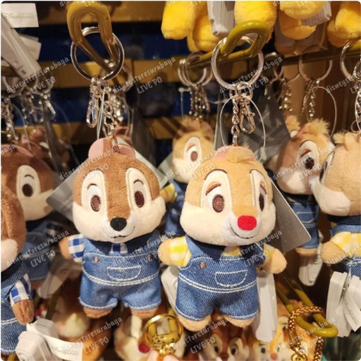 [11/26/2024-12:10-390] Bagcharm Keychain Plush Chip / Dale @Each Denim