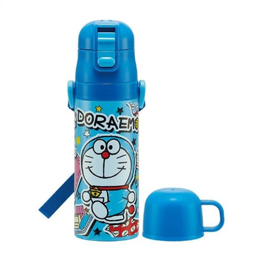 [12/9/2024-11:00-720] Doraemon 2-way stainless steel bottle (can also make a cup) 