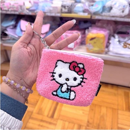 [12/12/2024-16:26-265] Hello Kitty Sagara Embroidery Keychain Pouch