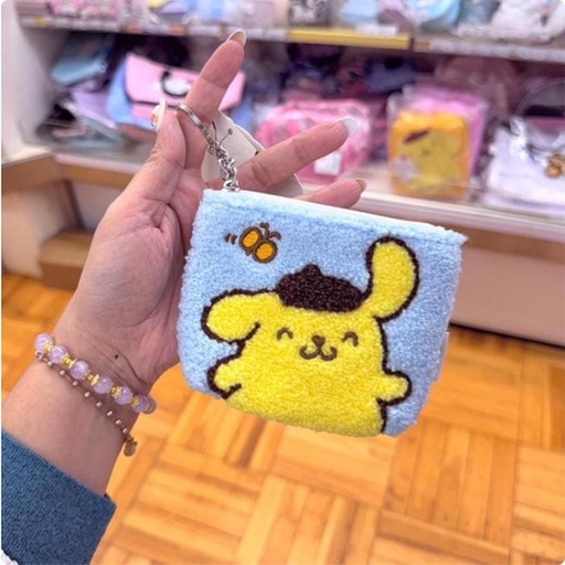 [12/12/2024-16:26-265] Pompompurin Sagara Embroidery Keychain Pouch