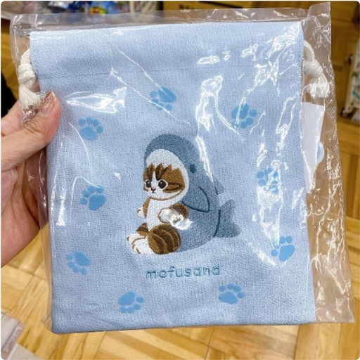 [12/19/2024-08:59-245] Mofusand Drawstring Pouch Blue