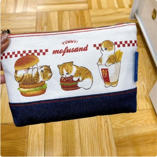 [12/19/2024-09:31-250] Mofusand Denim Pouch Burger can make a pen case too